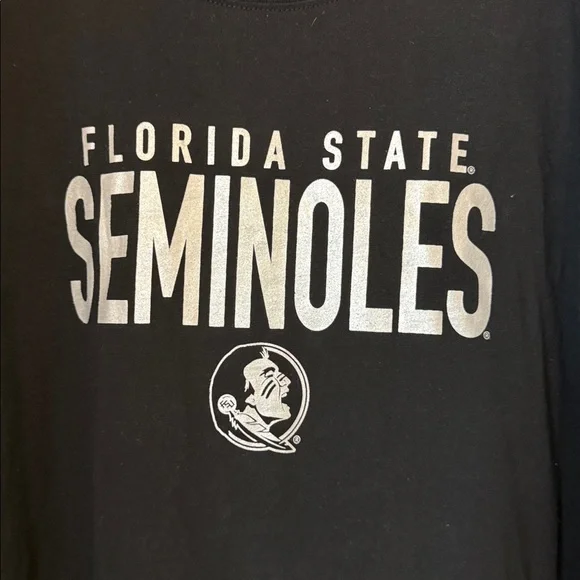 Florida State Seminoles Black T-Shirt 4XLT - Picture 2 of 3